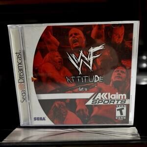 WWF Attitude Get It Sega Dreamcast DC Video Game Complete CIB Wrestling